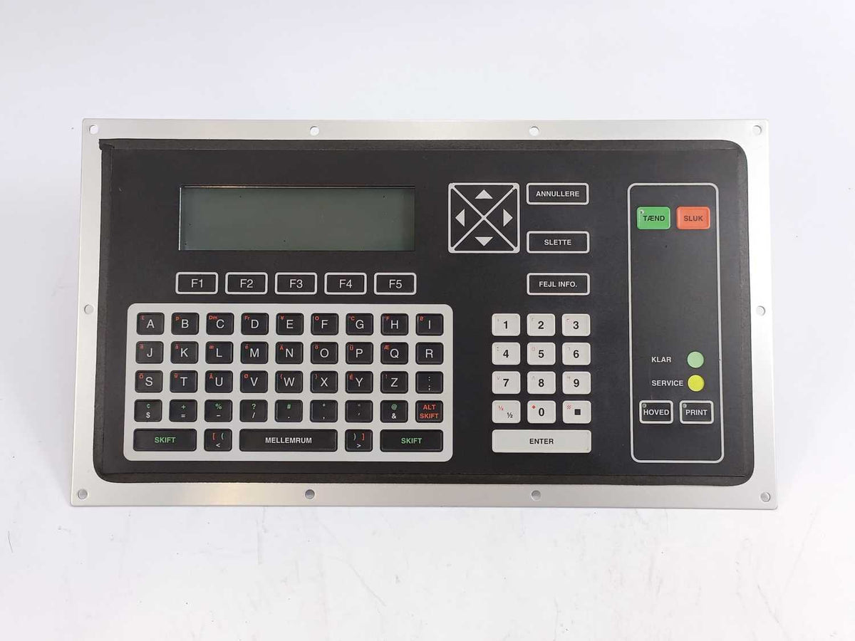 VideoJet 355060-18 CSI KYB Operator Interface Panel