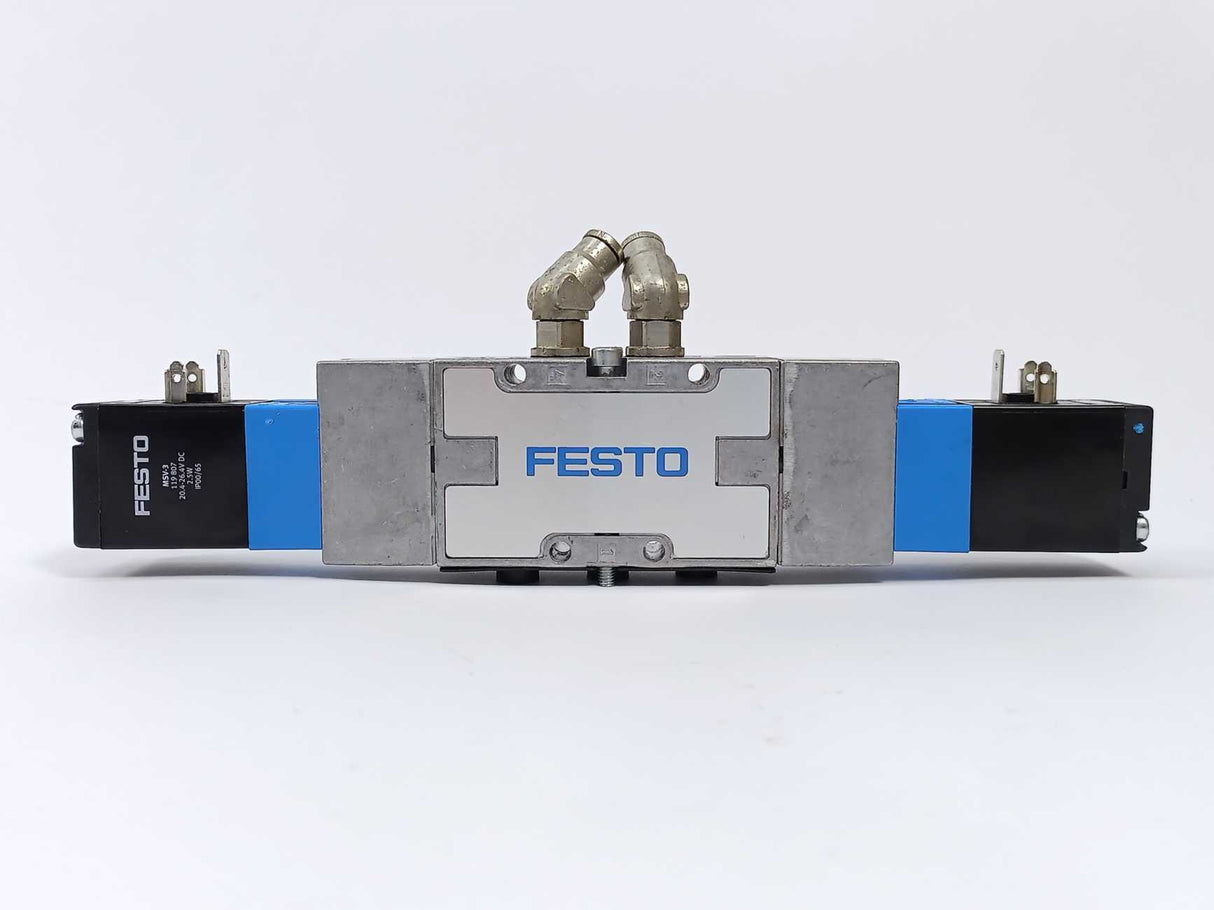 Festo 30475 JMVH-5-1/8-B Solenoid Valve 2-10bar w/ 2x 119807 MSV-3
