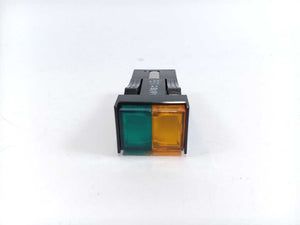 eao 41-041-006 Dual Indicator Light Module (Amber/Green) 18x24