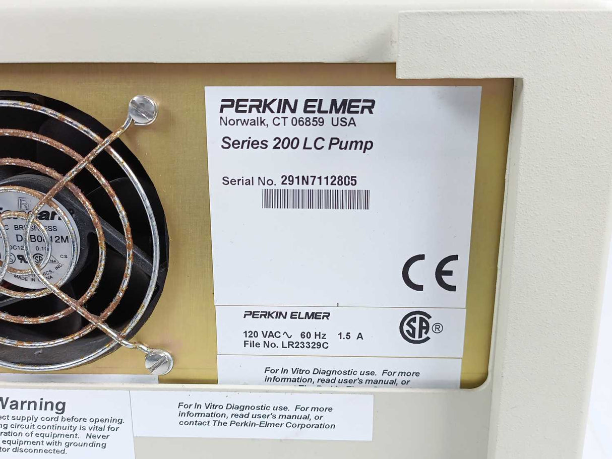 Perkin Elmer Series 200 LC Analytical Pump