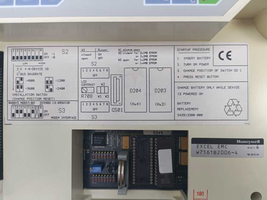 Honeywell W7161B2006-4 4006 Excel EMC