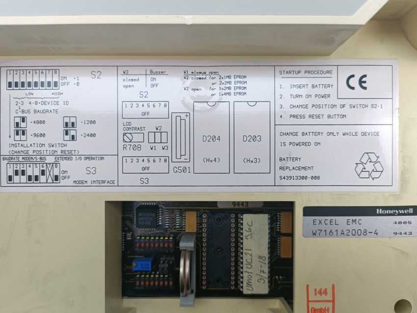 Honeywell W7161A2008-4 4005 Excel EMC