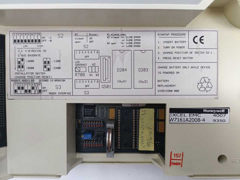 Honeywell W7161A2008-4 4007 Excel EMC