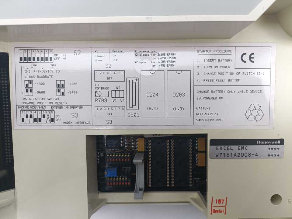 Honeywell W7161A2008-4 4004 Excel EMC
