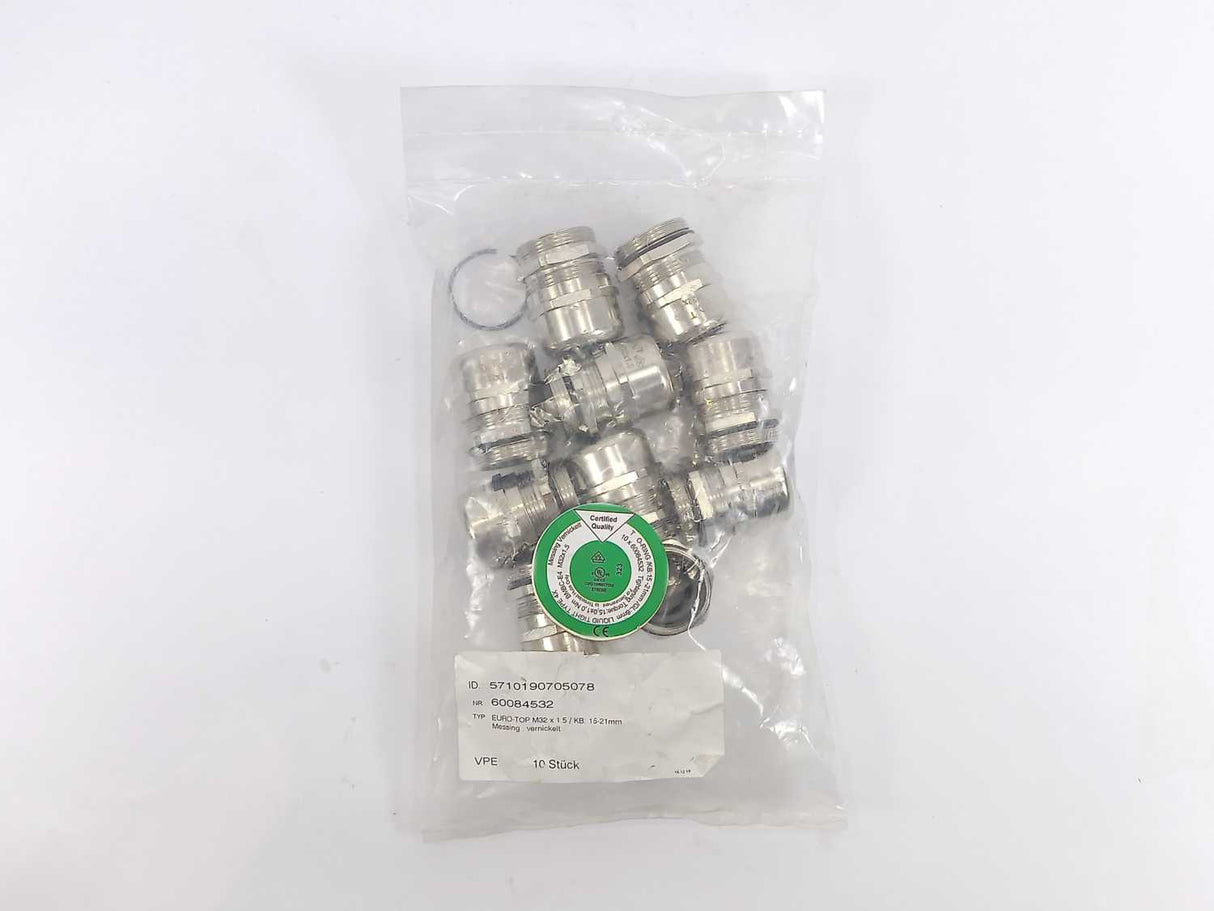 Unknown 5710190705078 EURO-TOP M32 x 1.5/ KB: 15-21mm Batch 10pcs.