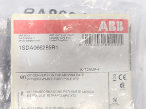 ABB 1SDA066285R1 KXT2WMP-4 Kit Conversion for Four-Pole XT2