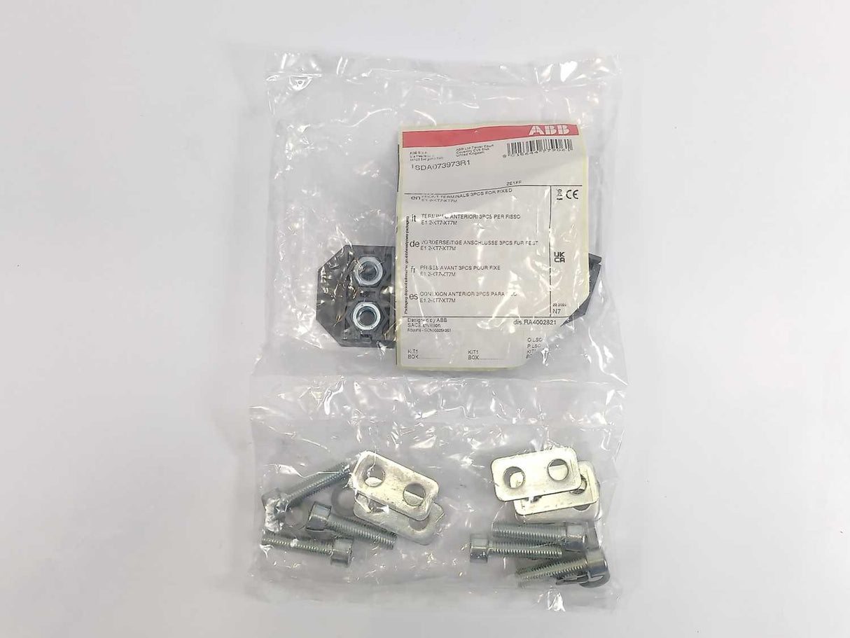 ABB 1SDA073973R1 ZE1FF Front Terminals 3pcs for Fixed E1.2-XT7-XT7M