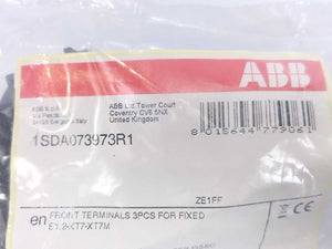 ABB 1SDA073973R1 ZE1FF Front Terminals 3pcs for Fixed E1.2-XT7-XT7M