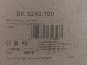 Rittal SK 3243.100 SK Fan and Filter Units TopTherm 323x323