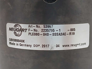 NEUGART GBX080040K Gearbox Straight Teeth GBX