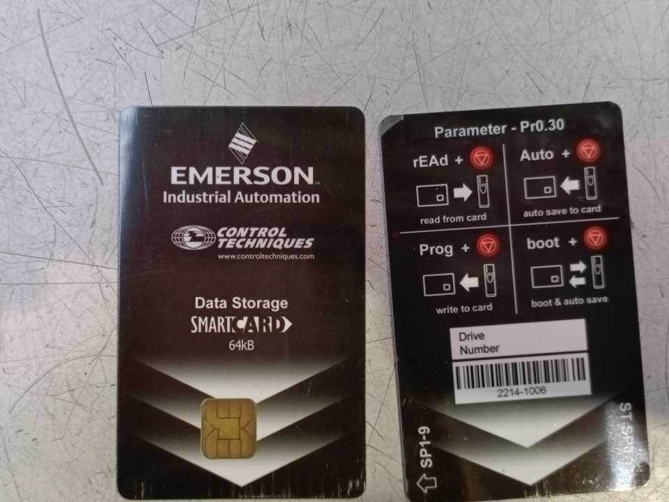 Control Techniques 2214-1006 Data Storage SmartCard 64kB