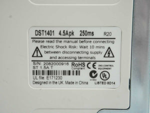 Emerson DST1401 Digitax ST Servo Drive 3098-0014