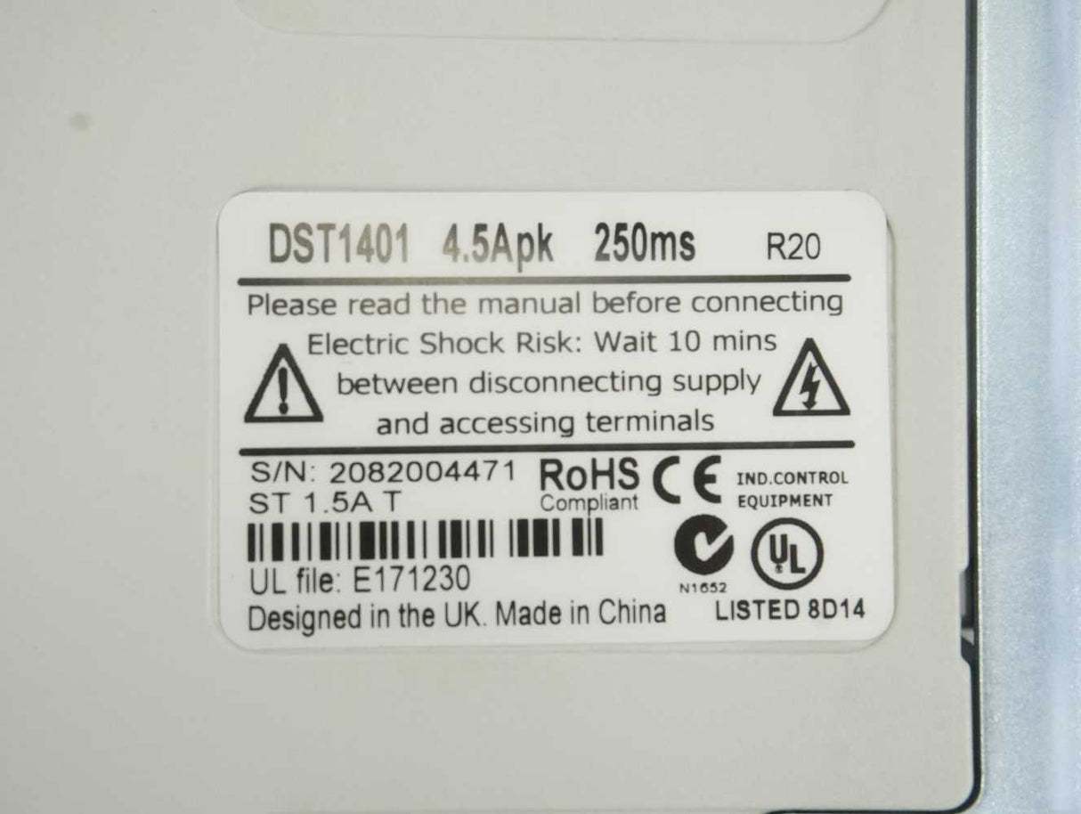 Emerson DST1401 Digitax ST Servo Drive 3098-0014