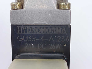 Mannesmann Rexroth 4WE 6 Y53/AG24NZ4QAG24 Hydraulic Control Valve w/ GU35-4-A