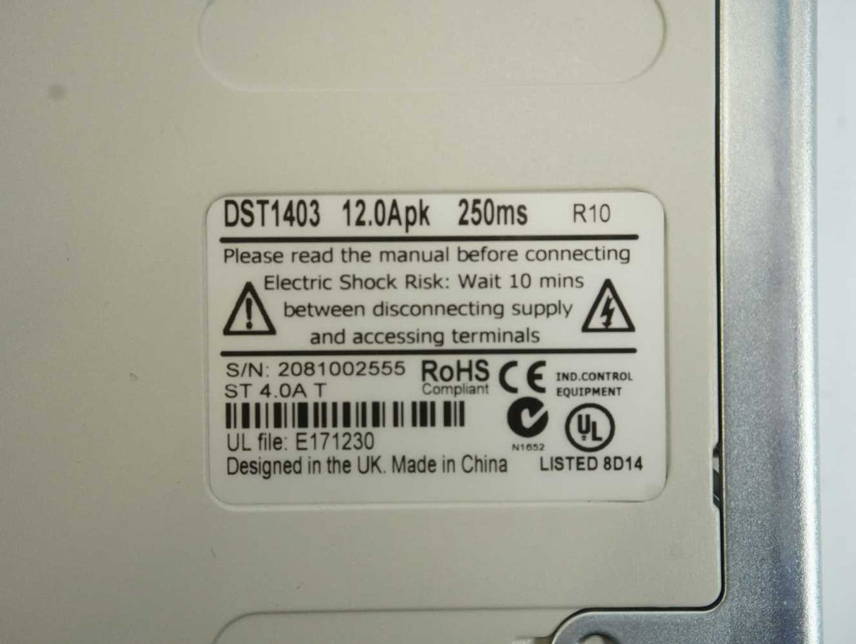 Emerson DST1403 Digitax ST Servo Drive