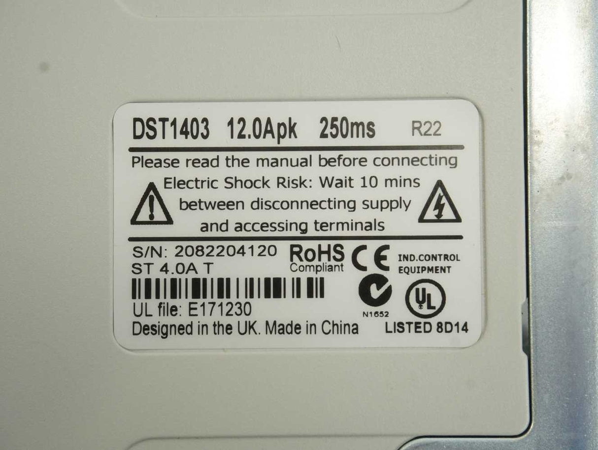Emerson DST1403 Digitax ST Servo Drive