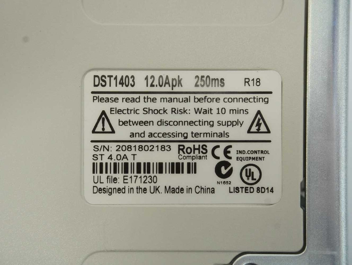 Emerson DST1403 Digitax ST Servo Drive