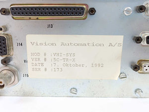 Vision Automation VHT-SYS 5C-TR-X Machine Vision Controller