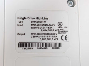 LENZE E94ASHE0174 13425483, Single Line, High-Line