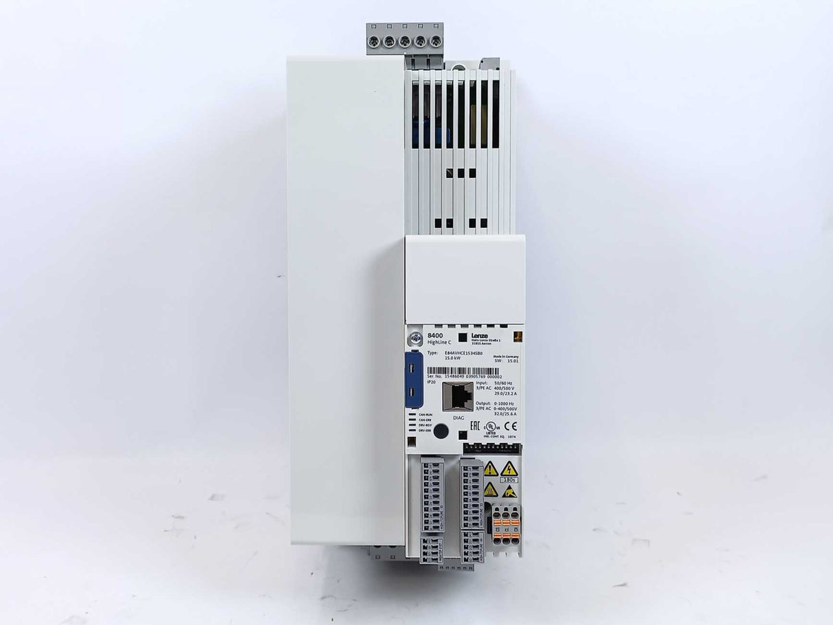 LENZE E84AVHCE1534SB0 Inverter Drives 8400, High Line C 15Kw