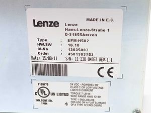 LENZE EPM-H502 13035087, Touchscreen