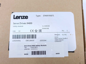 LENZE E94AYAB/S Servo Drives 9400
