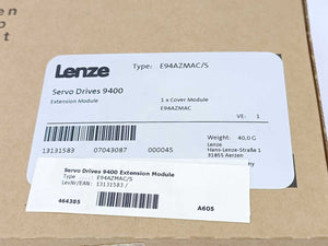 LENZE E94AZMAC/S Servo Drives 9400, Extension Module