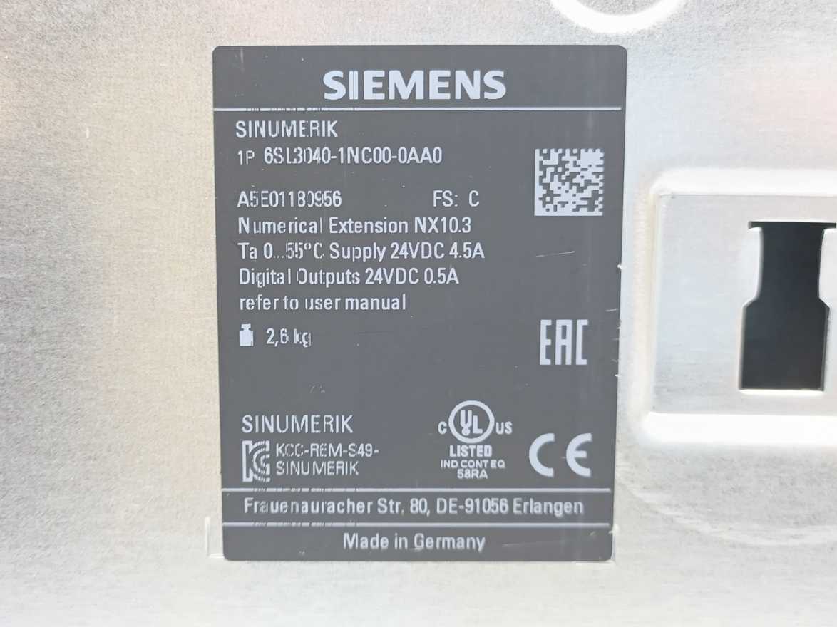 Siemens 6SL3040-1NC00-0AA0 SINAMICS Numeric Contr. Extension