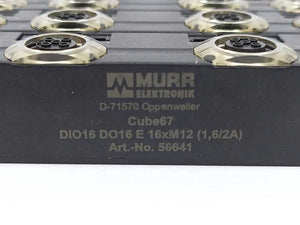 MURR Eletronik 56641 CUBE67 DIO16 DO16 E 16XM12 (1,6/2A)