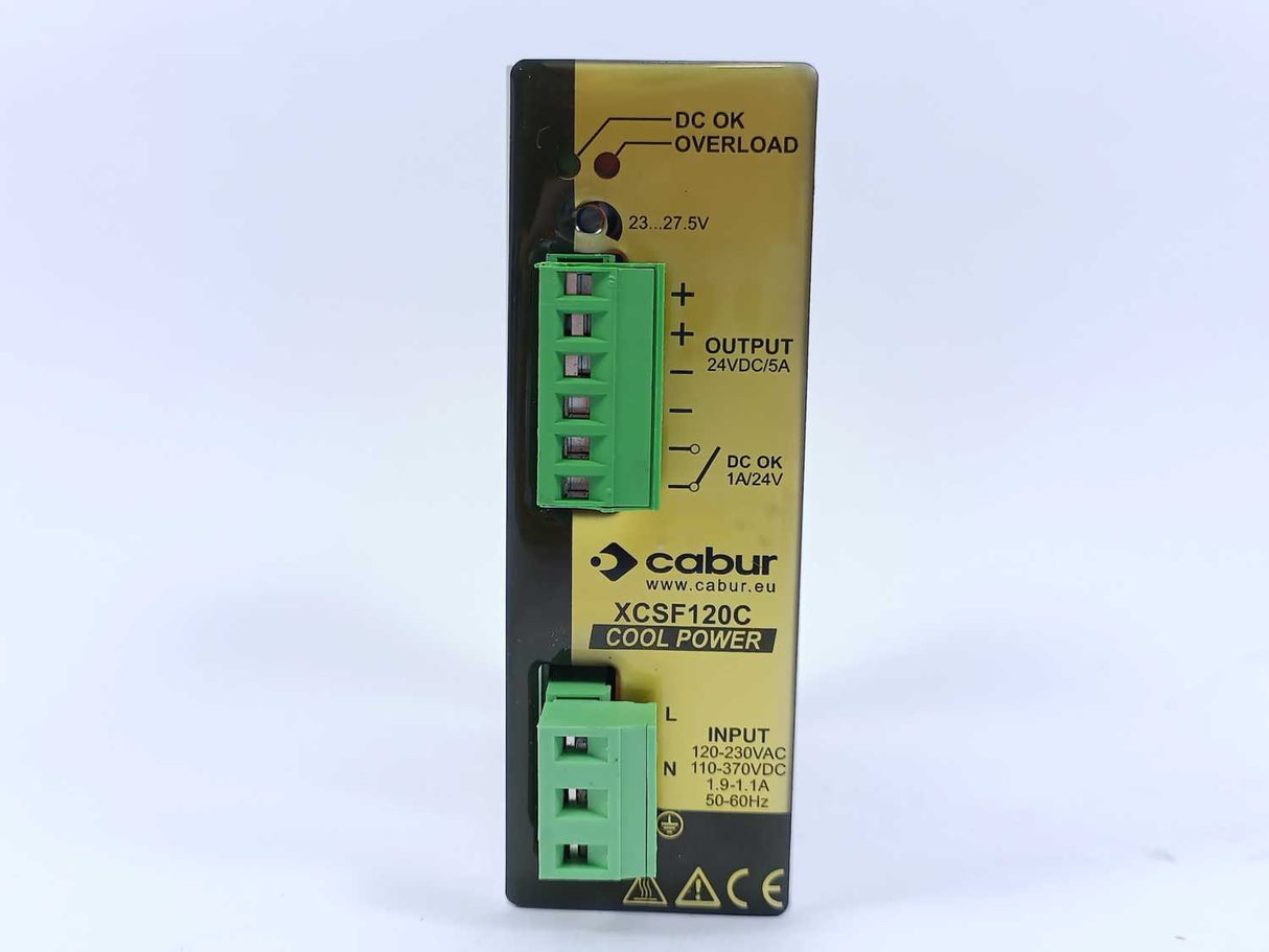 Cabur XCSF120C Single-phase power supply in:20-230Vac/out: 24Vdc 5A