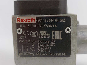 Rexroth R901182344 HED 5 OH-31/50K14 Pressure Switch