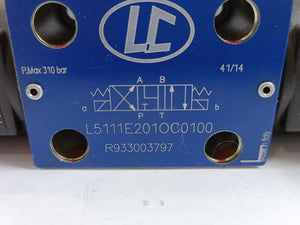 Bosch Rexroth R933003797 L5111E201OC0100 4/3-4/2 Directional Valve