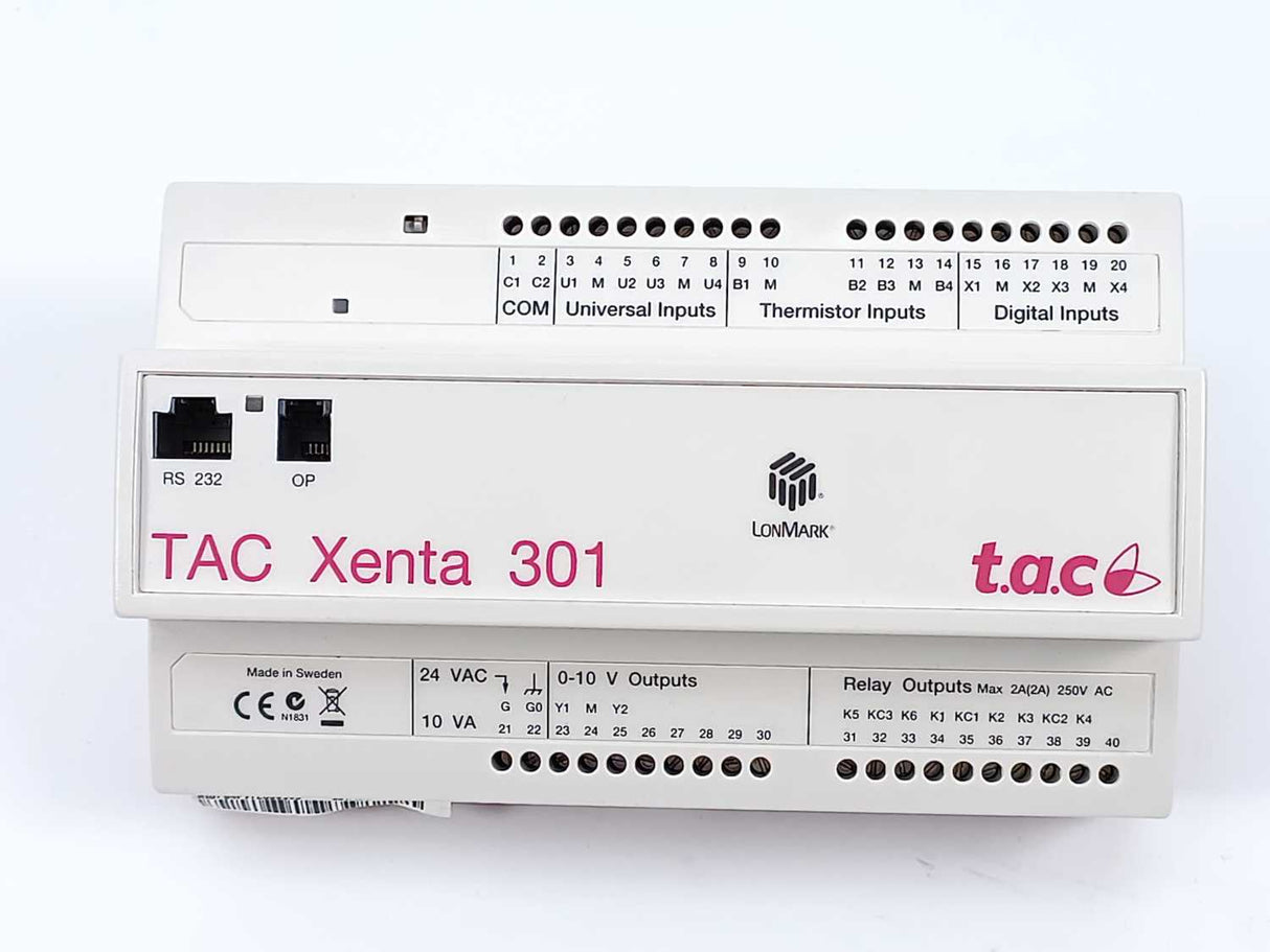 TAC 0-073-0009-2 Xenta 301 Control