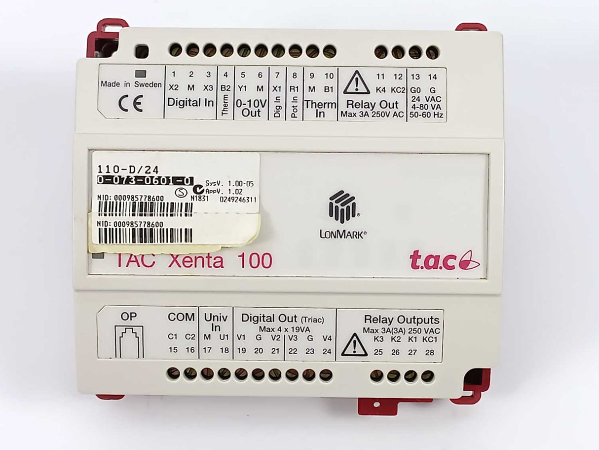 TAC 0-073-0601-0 TAC Xenta 100 Controller
