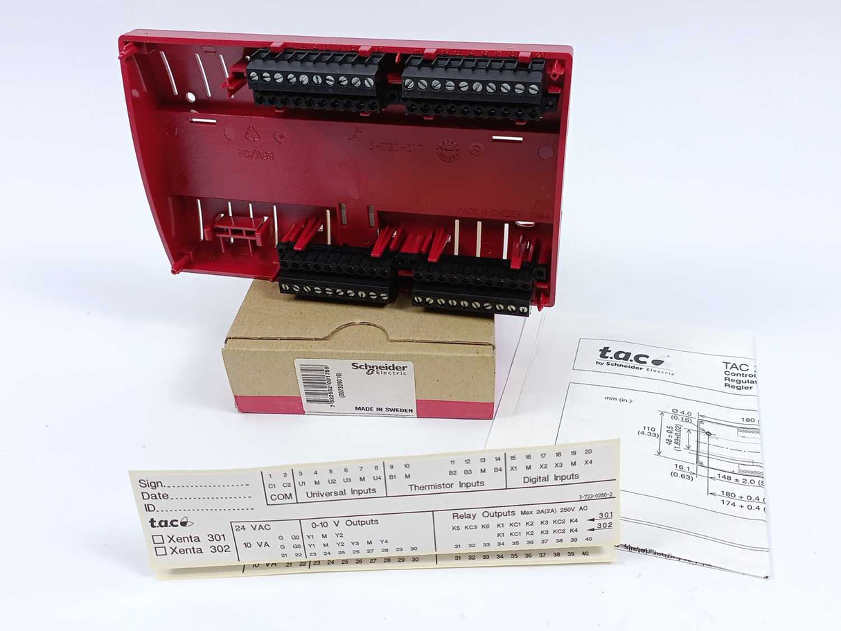 t.a.c/Schneider electric 007309010 TAC Xenta 280/300/3000 Terminal Part