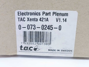 t.a.c 0-073-0245-0 TAC Xenta 421A Electronics Part Plenum