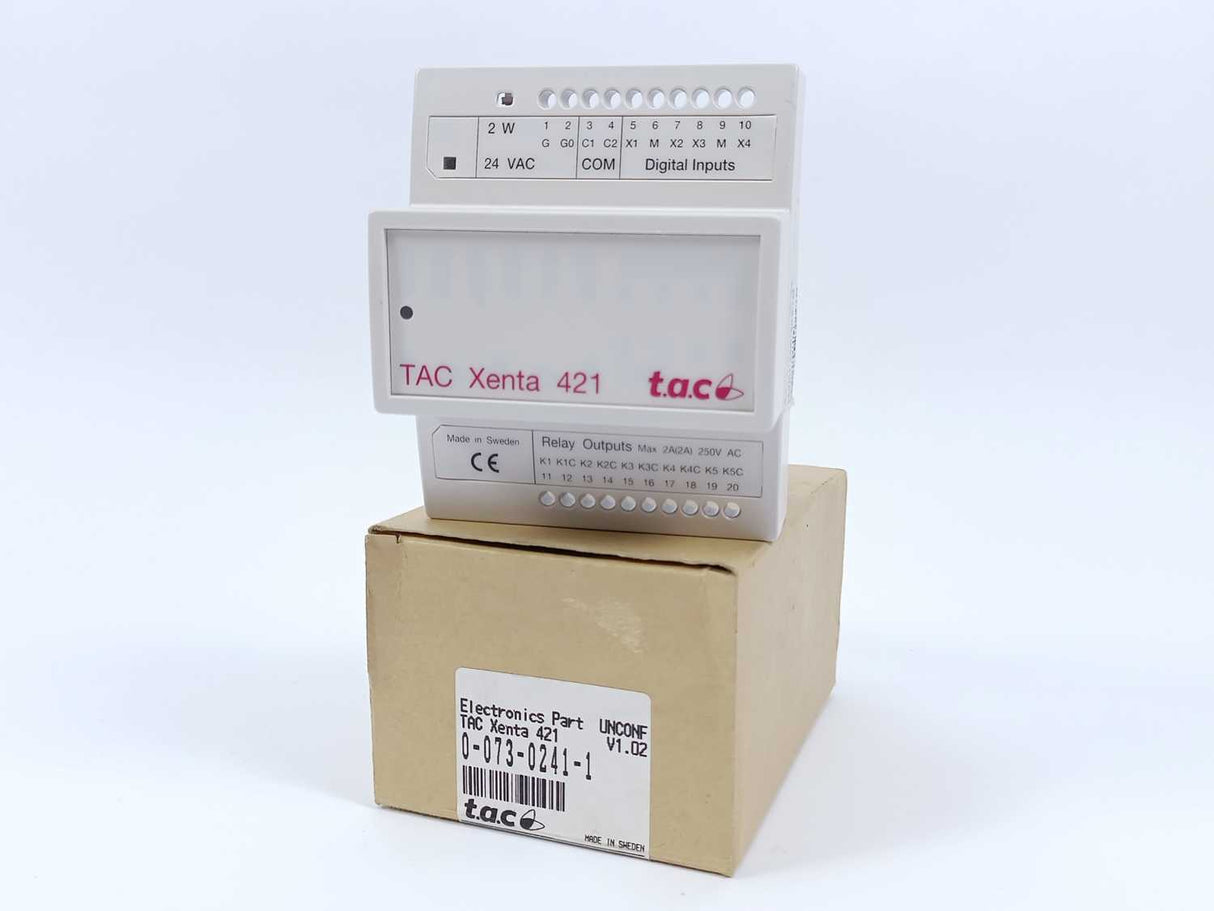 t.a.c 0-073-0241-1 TAC Xenta 421 Digital Input/Output Module