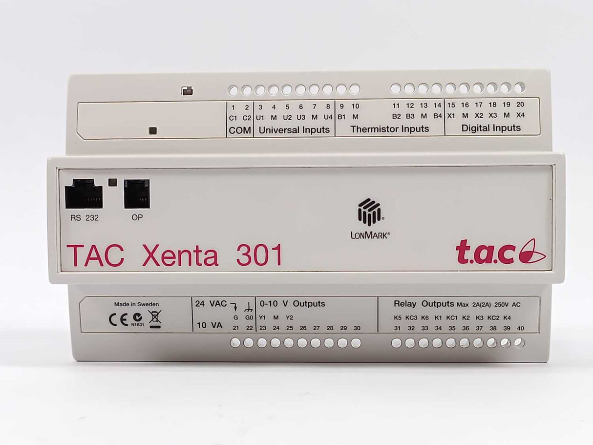 t.a.c/Schneider electric 00730092 TAC Xenta 301/N/P Controller Module