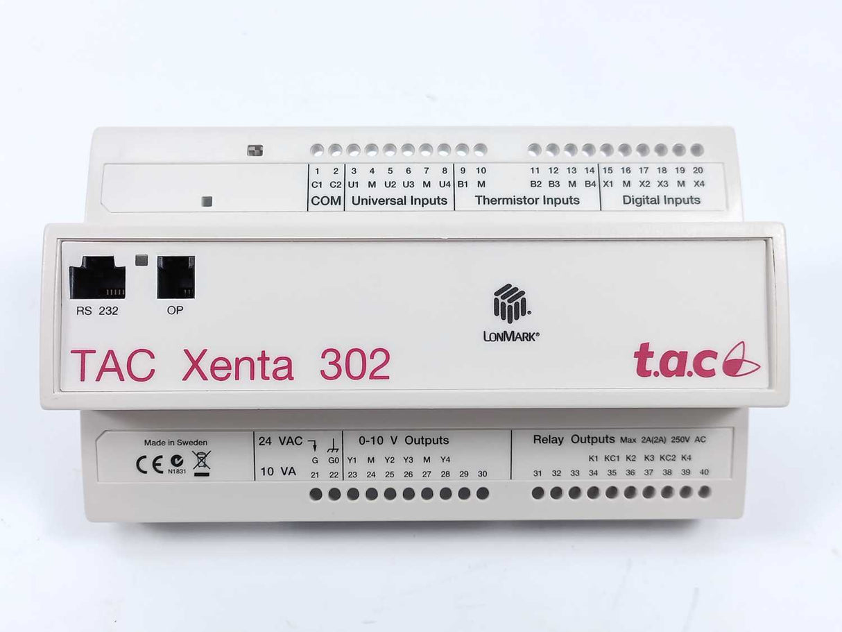 TAC 0-073-0011-2 302/N/P Xenta 302 Programmable Controller