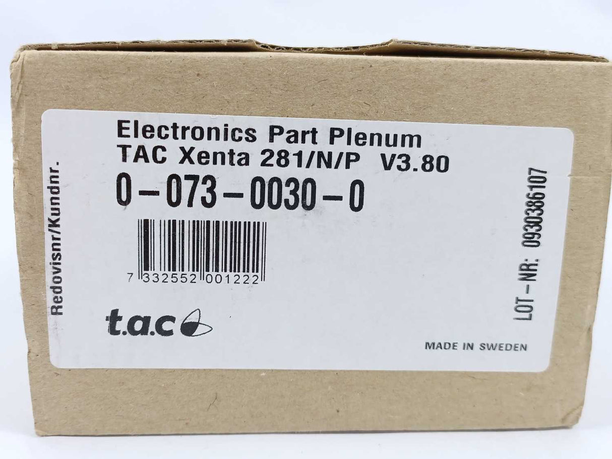 TAC 0-073-0030-0 Xenta 281/N/P  Programmable Controller