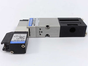 Koganei AME07-E1-PSL-17W Micro Vacuum Ejector w/ Solenoid Air Valve A041E1-48W