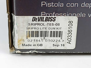 DEVILBISS SRIPROL-TE5-08 SRIPRO Lite Gun Kit