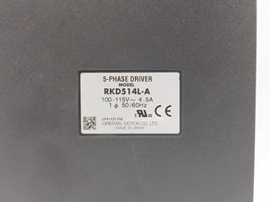 Vexta RKD514L-A 5-Phase Driver 100-115V 4.5A
