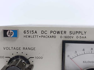 Hewlett Packard 6515A DC Power Supply 0-1600V 0-5mA