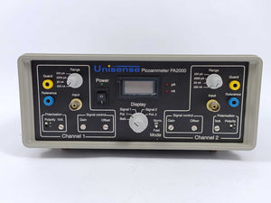 Unisense PA2000 Picoammeter 2 Channel  0 – +/-1,000,000 pA