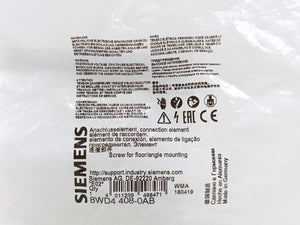 Siemens 8WD4408-0AB Screw for Floor/Angle Mounting