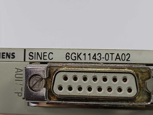 Siemens 6GK1143-0TA02 SINEC Communication Processor CP 1430 TF