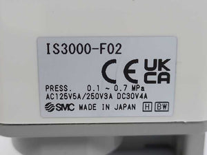 SMC IS3000-F02 Pressure Switch