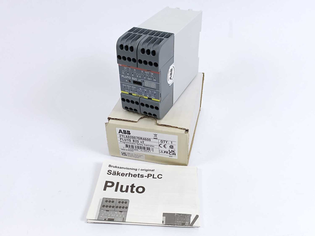 ABB 2TLA020070R4600 PLUTO B20 v2 Programmable Safety Controller