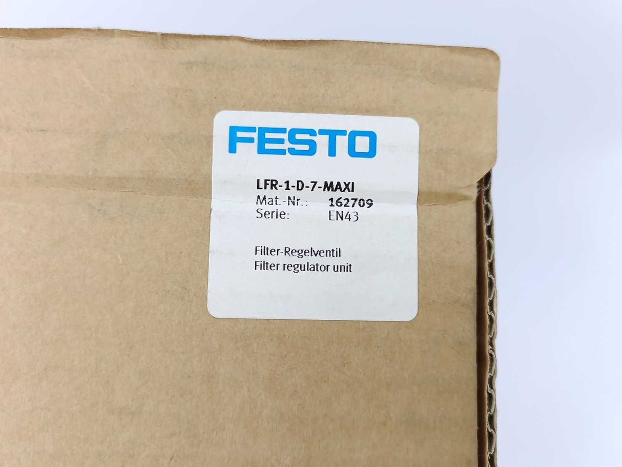 Festo 162709 LFR-1-D-7-MAXI EN43 Filter Regulator